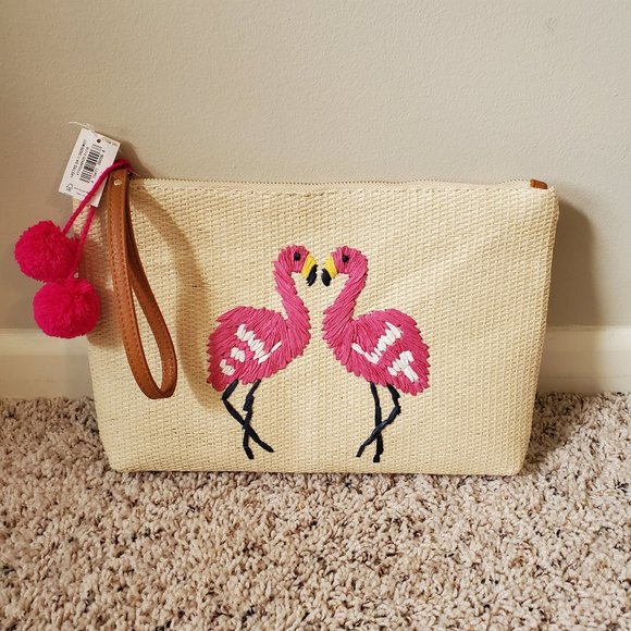 flamingo clutch